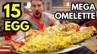 THE “CRAZY 15 EGG MEGA OMELETTE CHALLENGE” AT THE ROUND TABLE  CAFE | SCOTT EATS YOUTUBE