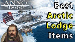 Anno 1800 BEST ITEMS for the ARCTIC LODGE! The Passage DLC