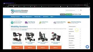 ‍Mobility Scooters Direct Website Tutorial