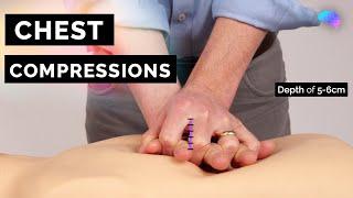 How to Perform Chest Compressions | CPR Technique | OSCE Guide | UKMLA | CPSA | PLAB 2