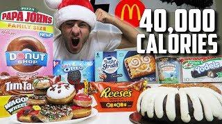 40,000 CALORIE CHRISTMAS CHEAT DAY!