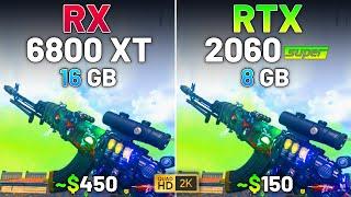 RX 6800 XT vs RTX 2060 SUPER - Test in 12 Games in 2024