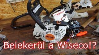 Stihl MS 500i-be wiseco kovácsolt dugó!! Végre!! :)
