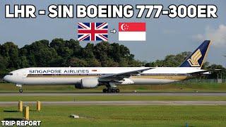 TRIPREPORT | SINGAPORE AIRLINES 777-300ER | Heathrow to Singapore