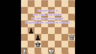 Задача на нестандартное мышление. Шахматы с Мариной.