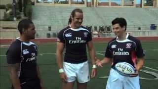 Sideline Rugby Reporter Gets Sidelined! - from Universal Sports