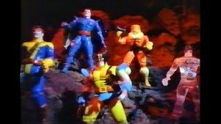 Uncanny X-Men Action Figures from Toy Biz commercial (1993)