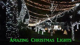 Amazing Christmas Lights Display by St. Saviours Church, Guernsey