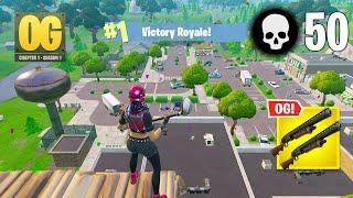 40 Elimination Solo Vs Squads Gameplay (Fortnite OG PS4 Controller)