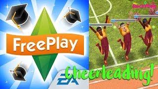 The Sims FreePlay CHEER-LEADING! Downtown High Update!