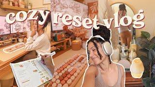 cozy reset vlog🫧 - cleaning, organizing & admin