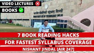 7 Book Reading Hacks For Fast Syllabus Completion | @realnishantjindal  #jee2024  #iitmotivation