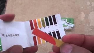 Test your Body pH Level using the pH Test Strip (Acid Alkaline)