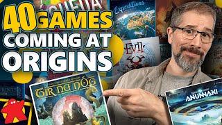 ️Checklist! 40+ New Games Available At Origins - Massive Board Game Buyer's Guide!