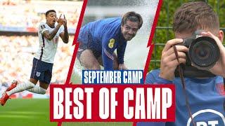 No-Look Crossbar Challenge, Lingard Siuu Celebration & Mount Cam   Best of September Camp | England