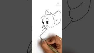 How to draw Jerry || Tom and Jerry || Craftomania by shivi #shorts #youtubeshorts