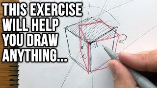 This Drawing Exercise is the building block for ANYTHING! ️