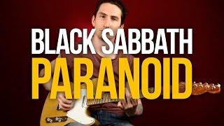 Как играть на гитаре Black Sabbath Paranoid - Уроки игры на гитаре Первый Лад
