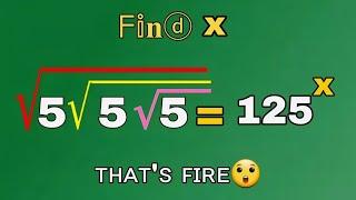 Nice square root math Simplification [Find the value of x  ]