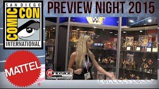 Mattel WWE SDCC PREVIEW NIGHT Figure Display! - SDCC 2015 NEW Wrestling Figures San Diego Comic Con