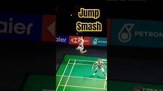 Badminton Men Double Malaysia vs China Jump Smash Slow Motion