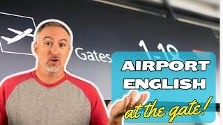 Airport English | Getting to the Gates English Lesson