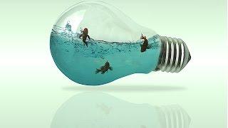 Photoshop Tutorial: Water and Fish in Bulb Photo Manipulation