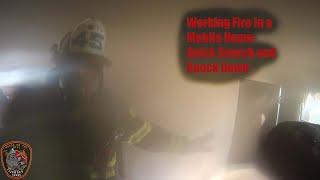 Quick Hit on a Working Trailer Fire | Engine 4-45 | Response and Fire Attack