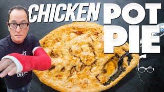 CHICKEN POT PIE THAT'S SO EASY YOU ONLY NEED ONE ARM TO MAKE IT! | SAM THE COOKING GUY