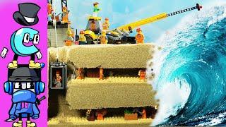 This LEGO Mine Gets Destroyed by a Tsunami!