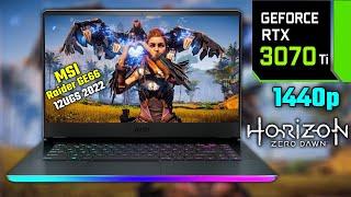 RTX 3070 Ti | MSI Raider GE66 (2022) | Horizon Zero Dawn | 1440p Benchmarks