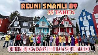 REUNI 35 TAHUN IKA SMANLI 89 OUTBOND BUNGA RAMPAI SPOT DI MALINO, GOWA SULSEL