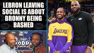 Rob Parker - LeBron Leaving Social Media is About Bronny Being Bashed