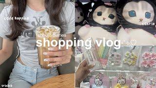 shopping vlog | shoujo diaries, cafe hopping, mall visit, stationery shopping, sanrio finds