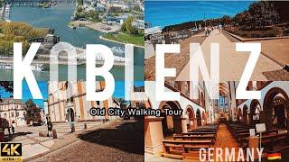 Koblenz Old City Walking Tour Germany  - 4K