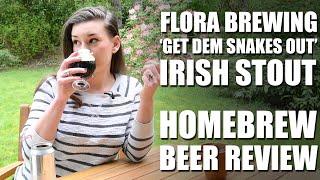 Flora Brewing Irish Stout Homebrew Beer Review