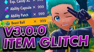 NEW! V3.0.0 ITEM DUPLICATION GLITCH in Pokemon Scarlet and Violet DLC