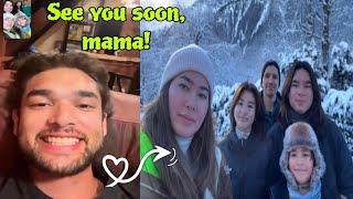 Jackie Forster, namiss sina Andre at Kobe | Happy Holidays From my Family to Yours |Facetime w/ Kobe