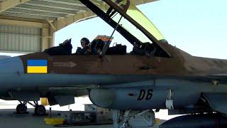 The First Female Ukrainian Pilot Training with the F-16 Fighting Falcon