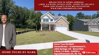 BRAND NEW in Lithia Springs, GA. Low $400k’s, AMAZING INCENTIVES, Wooded Lot, Close To Atlanta