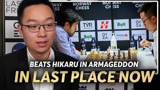 WEI YI beats World #1 & World #2 in ARMAGEDDON  | WEI YI VS HIKARU NAKAMURA | Norway Chess 2025