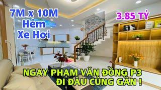 Bán nhà Gò Vấp 7M x 10M ngay Phạm Văn Đồng P3 đối diện bệnh viện 175, hẻm xe hơi. Giá rẻ chỉ 3.85 tỷ