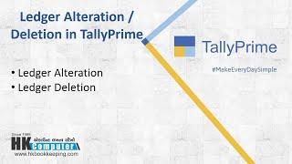 How to Create & Alter Ledgers in TallyPrime l Chapter 9 l Learning TallyPrime with GST