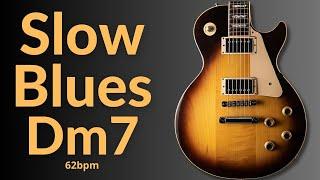 Sweet Slow Blues Guitar Backing Track in D Minor (Dm7)