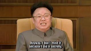 Rare video of Kim Jong il talking and cracking jokes