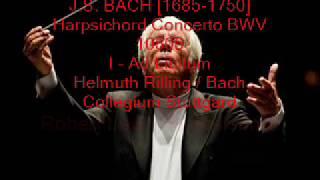 Helmuth Rilling & Robert Levin: Bach - Harpsichord C.to BWV 1056