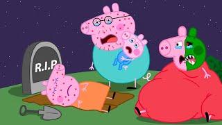 Peppa Pig vs Giant Zombies What Happens Next ‍️ ?? | Peppa Pig Funny Animation