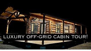 Luxury off grid Log Hunting cabin!