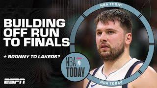 How can Luka Doncic & the Mavs build off their run? + Bronny James to the Lakers?  | NBA Today