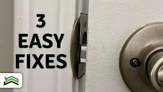 How To Fix A Door That Won't Latch